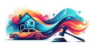 Haciz edilen malın satışa çıkarılmasını simgeleyen görsel